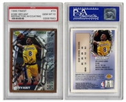 Kobe Bryant 1996-97 Topps Finest Refractor With Coating Lakers Rookie Card #74 -- PSA Graded Perfect 10